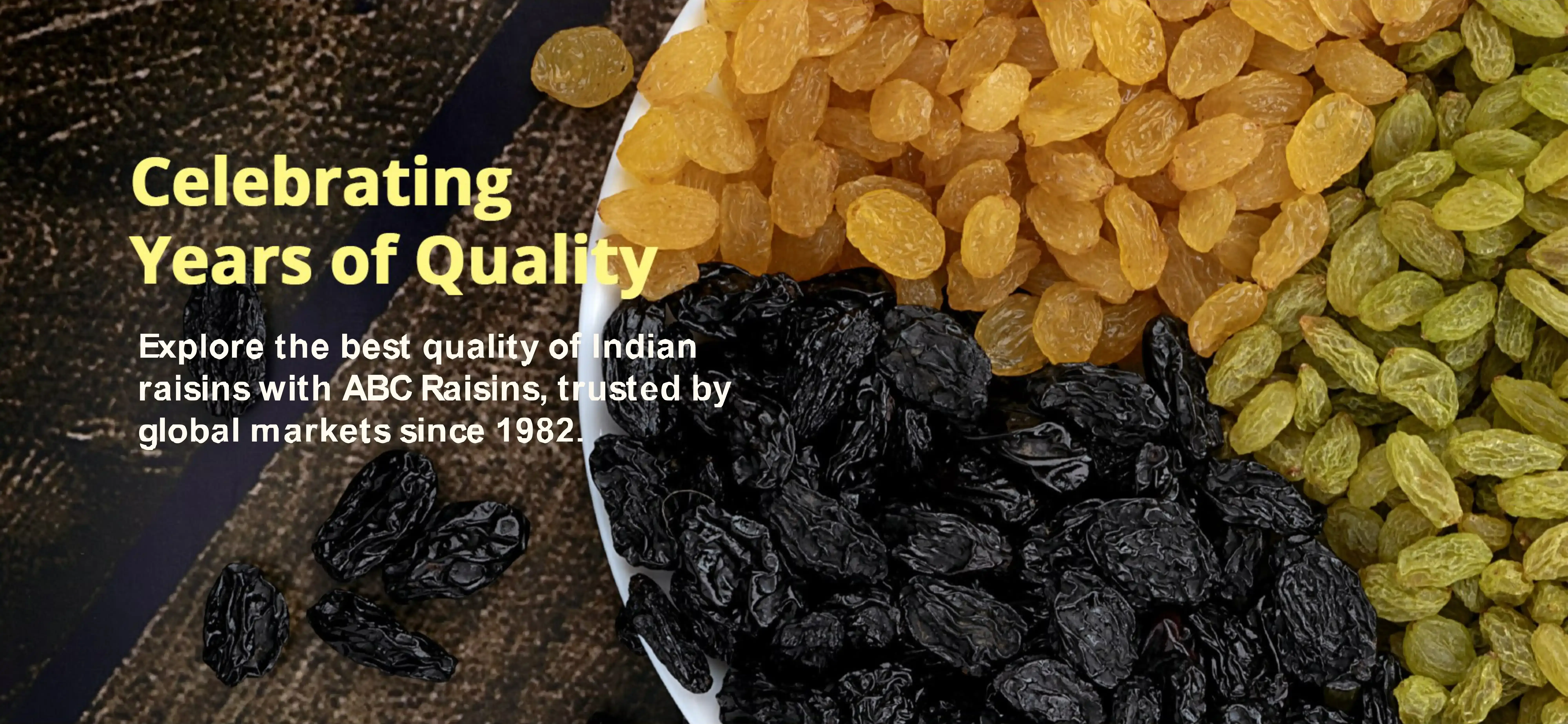 Wholesale raisin supplier and exporter